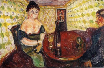  clos tableaux - maison close scène zum Sussen madel 1907 Edvard Munch